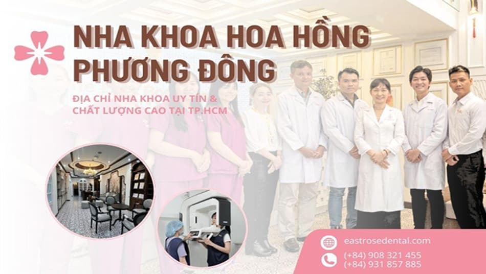 Nha Khoa Hoa Hồng Phương Đông hội tụ đội ngũ bác sĩ tay nghề cao